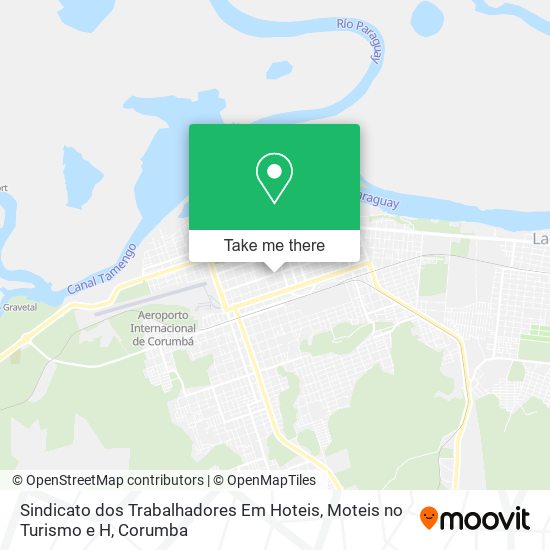 Sindicato dos Trabalhadores Em Hoteis, Moteis no Turismo e H map