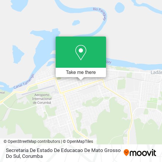 Mapa Secretaria De Estado De Educacao De Mato Grosso Do Sul