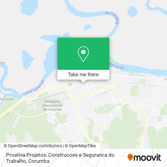 Proativa Projetos, Construcoes e Seguranca do Trabalho map