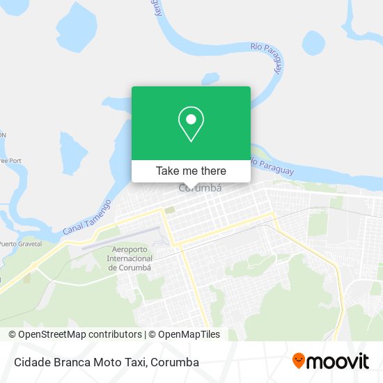 Cidade Branca Moto Taxi map