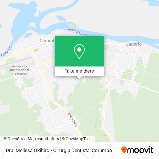 Dra. Melissa Okihiro - Cirurgia Dentista map