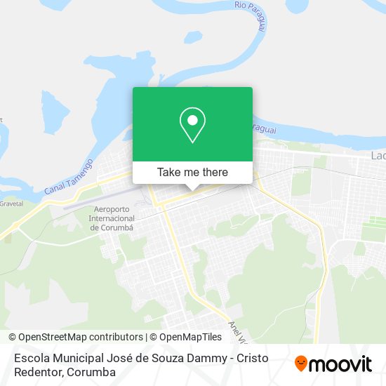 Escola Municipal José de Souza Dammy - Cristo Redentor map