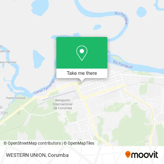 WESTERN UNION map