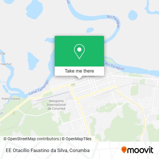 Mapa EE Otacílio Faustino da Silva