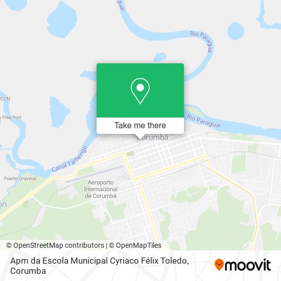 Apm da Escola Municipal Cyriaco Félix Toledo map