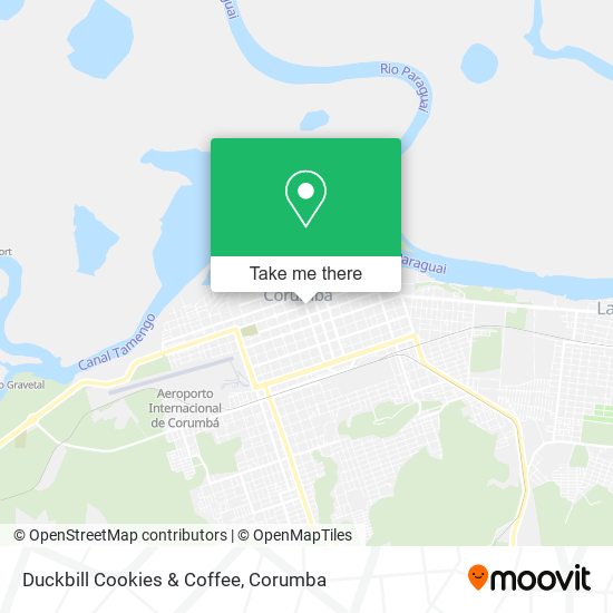 Mapa Duckbill Cookies & Coffee