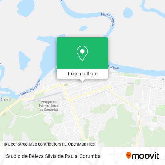 Mapa Studio de Beleza Silvia de Paula