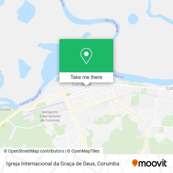 Mapa Igreja Internacional da Graça de Deus