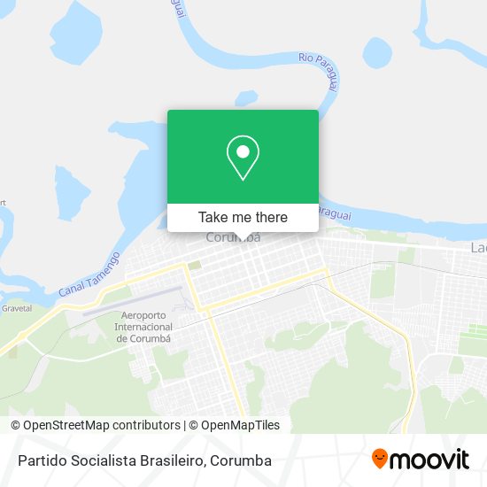 Mapa Partido Socialista Brasileiro