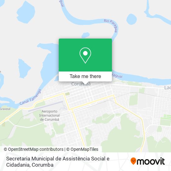 Mapa Secretaria Municipal de Assistência Social e Cidadania