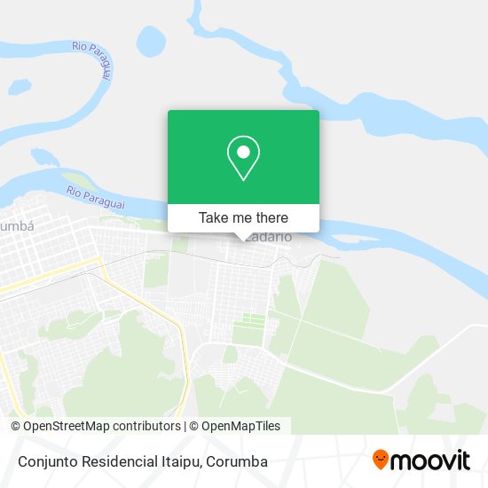 Conjunto Residencial Itaipu map