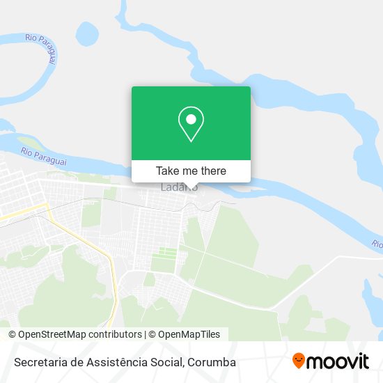 Mapa Secretaria de Assistência Social