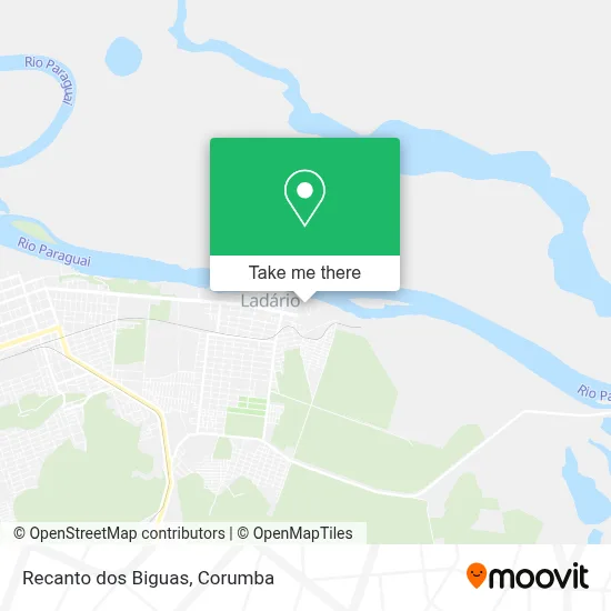 Recanto dos Biguas map