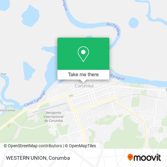 WESTERN UNION map