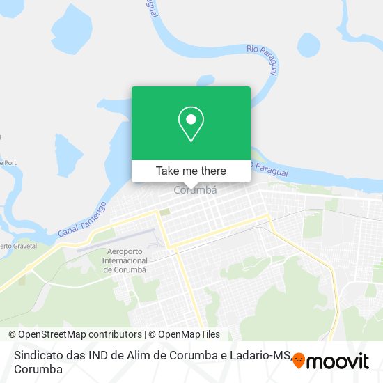 Sindicato das IND de Alim de Corumba e Ladario-MS map