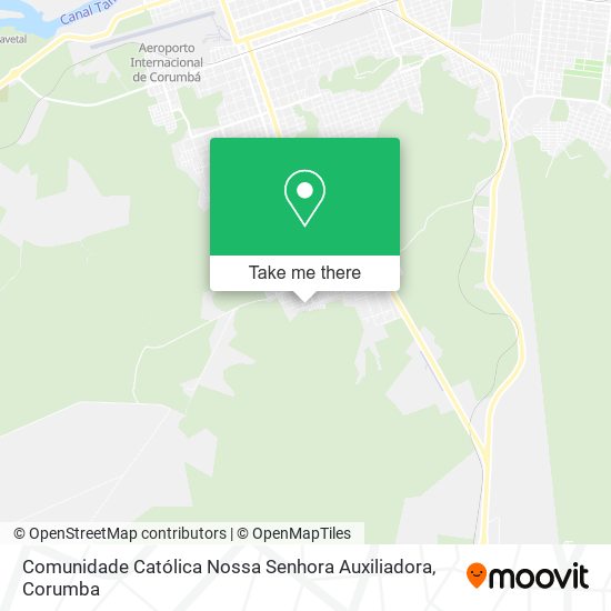 Mapa Comunidade Católica Nossa Senhora Auxiliadora