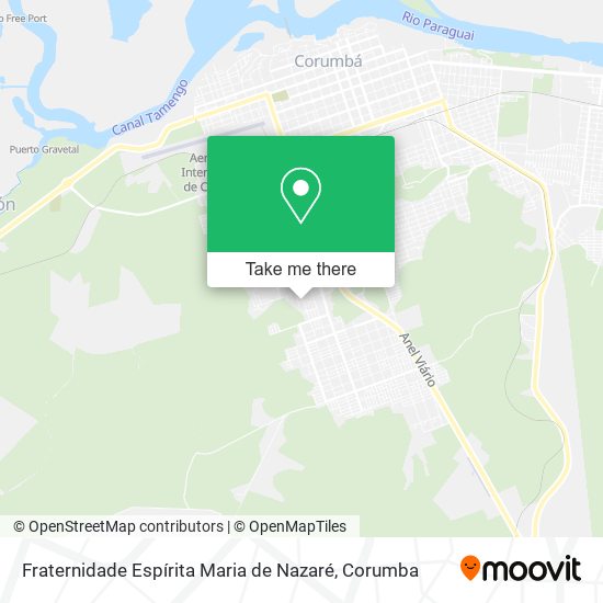 Fraternidade Espírita Maria de Nazaré map