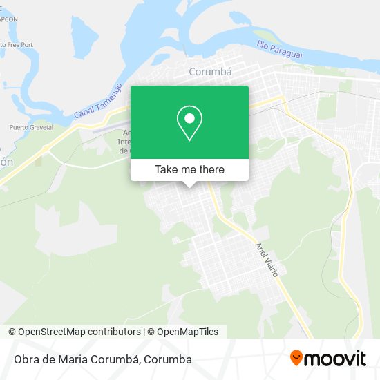 Obra de Maria Corumbá map