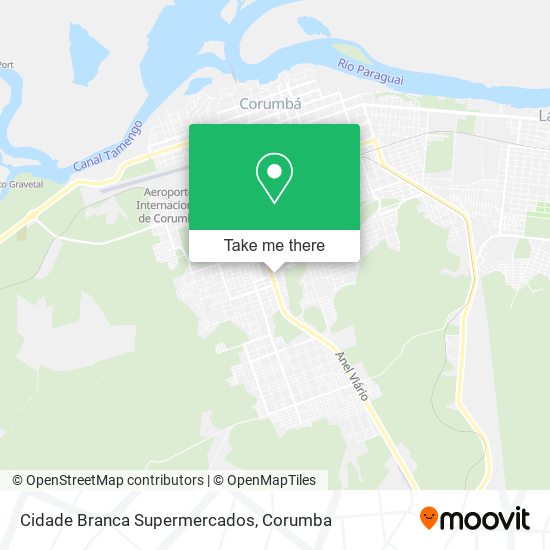 Cidade Branca Supermercados map