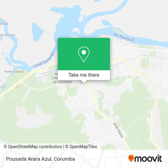 Pousada Arara Azul map