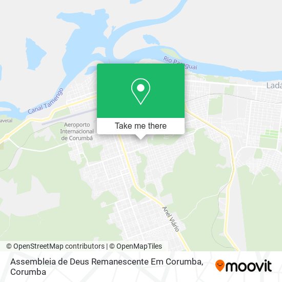 Assembleia de Deus Remanescente Em Corumba map