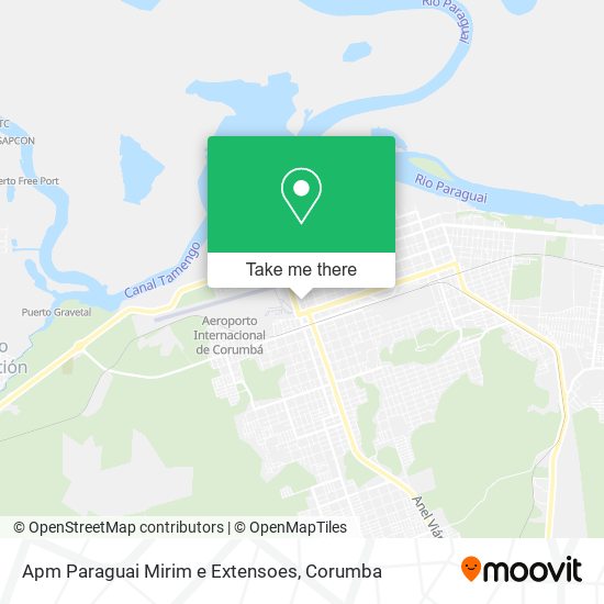 Mapa Apm Paraguai Mirim e Extensoes