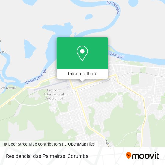 Residencial das Palmeiras map