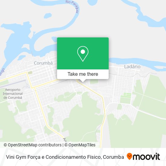 Mapa Vini Gym Força e Condicionamento Físico