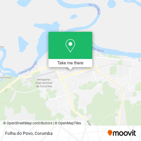 Folha do Povo map