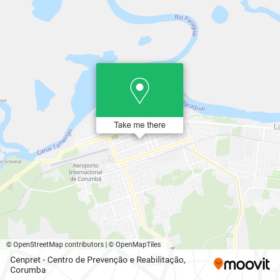 Cenpret - Centro de Prevenção e Reabilitação map