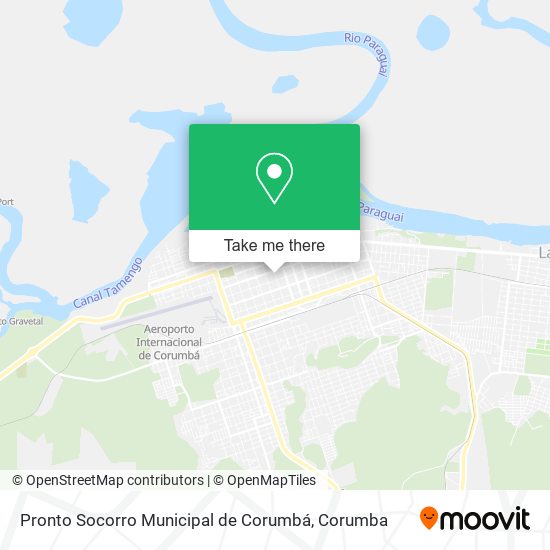 Pronto Socorro Municipal de Corumbá map