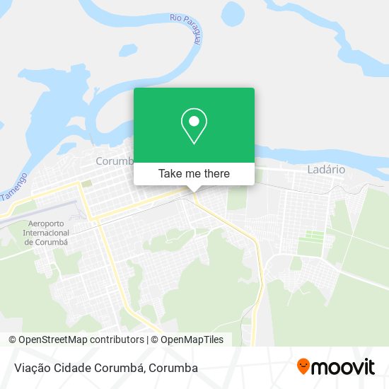 Viação Cidade Corumbá map
