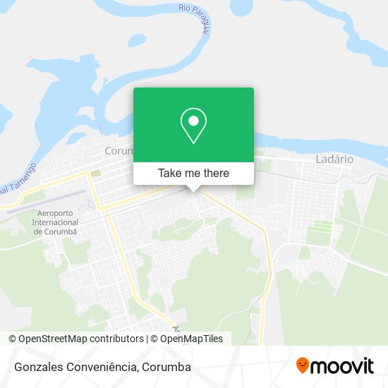 Gonzales Conveniência map