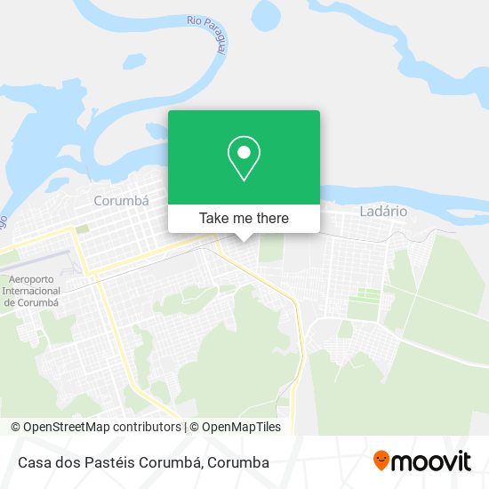Casa dos Pastéis Corumbá map
