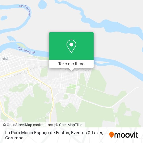 Mapa La Pura Mania Espaço de Festas, Eventos & Lazer