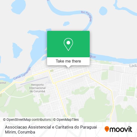 Associacao Assistencial e Caritativa do Paraguai Mirim map