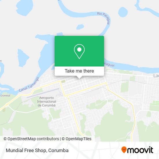 Mundial Free Shop map