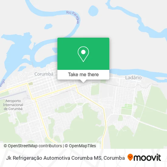Jk Refrigeração Automotiva Corumba MS map