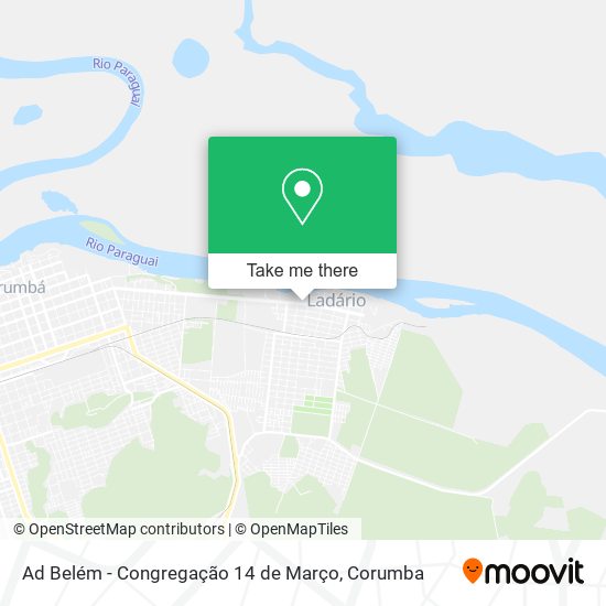 Ad Belém - Congregação 14 de Março map