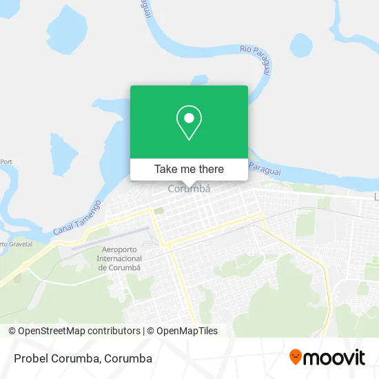 Probel Corumba map