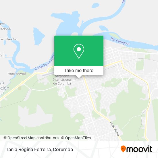 Tânia Regina Ferreira map