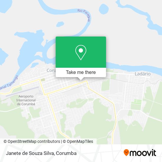 Janete de Souza Silva map