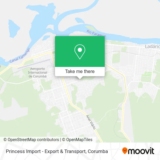 Princess Import - Export & Transport map