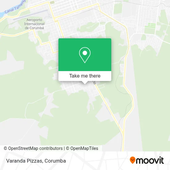 Varanda Pizzas map