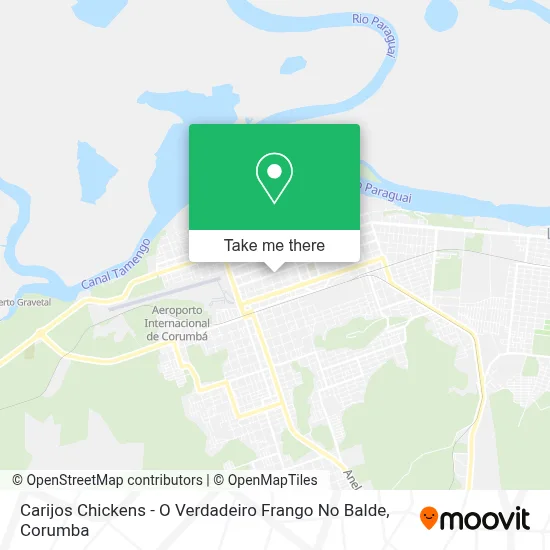 Carijos Chickens - O Verdadeiro Frango No Balde map