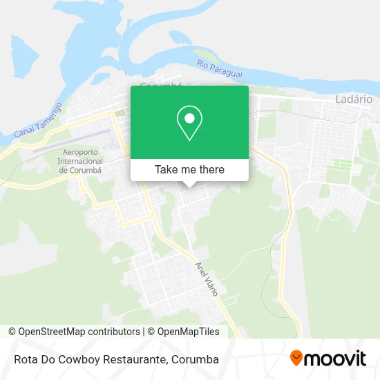Rota Do Cowboy Restaurante map
