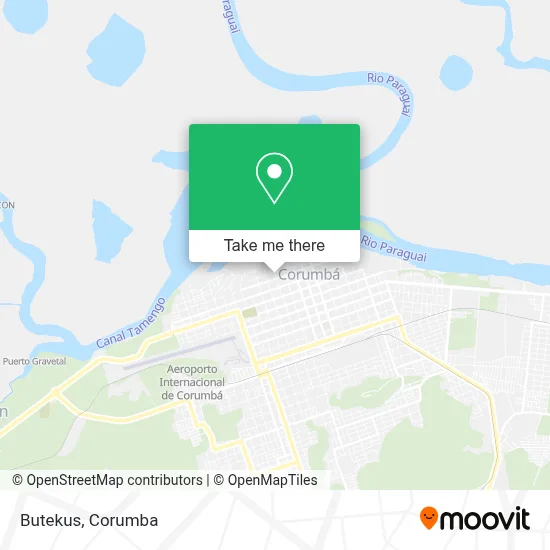 Butekus map