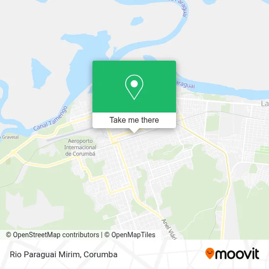 Rio Paraguai Mirim map