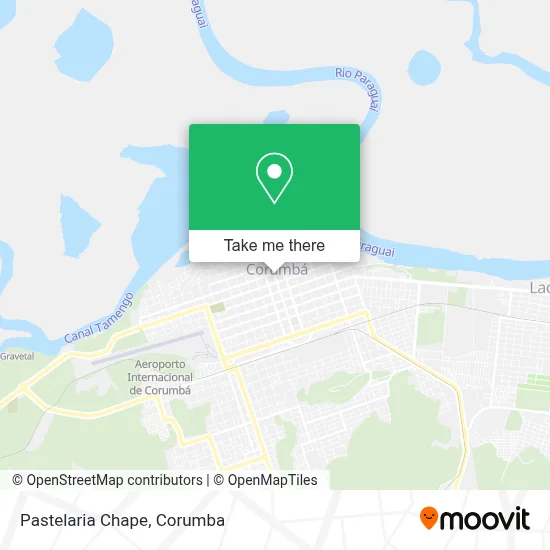 Pastelaria Chape map