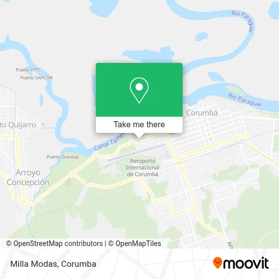 Milla Modas map